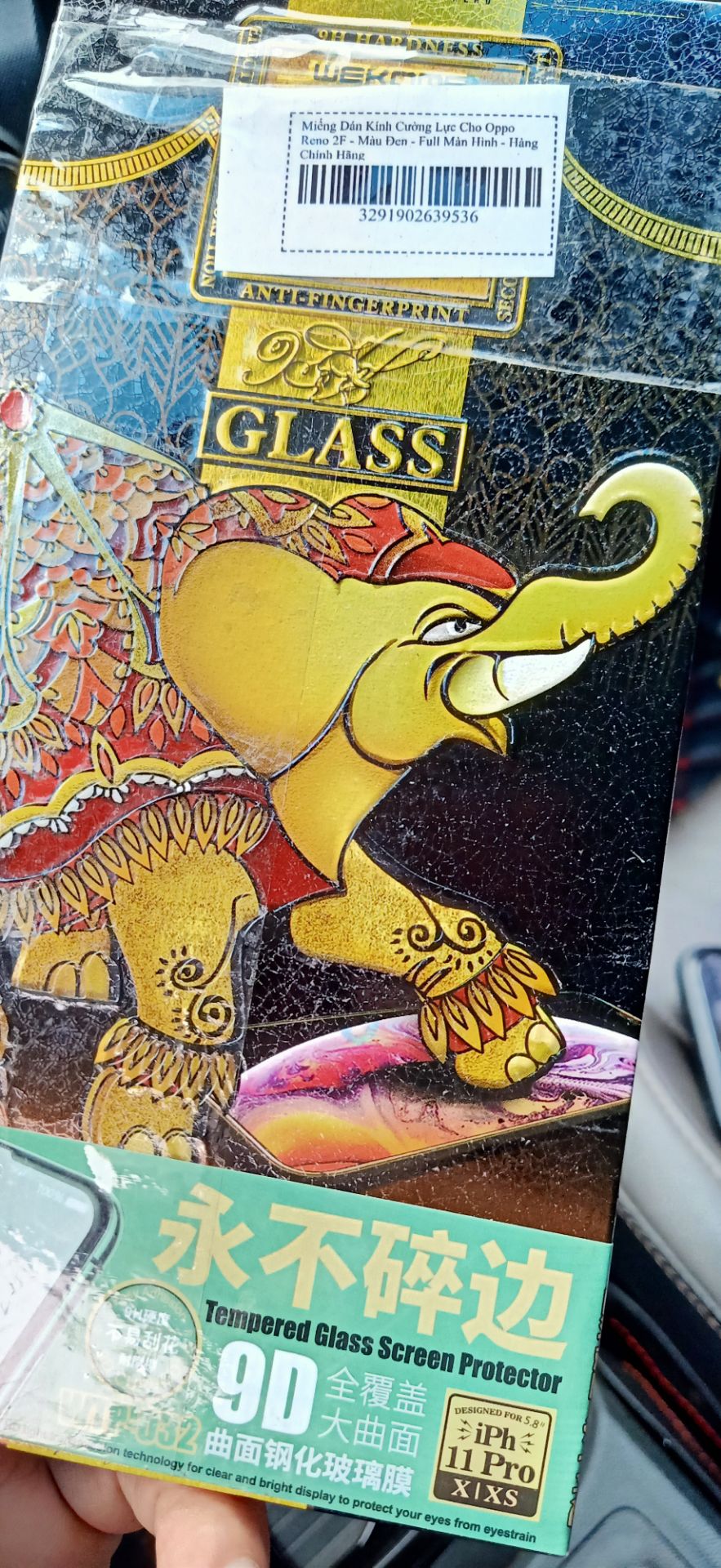 Hàng nhận được không phải dành cho Oppo reno 2F. đề nghị shop gửi lại đúng sản phẩm rao bán