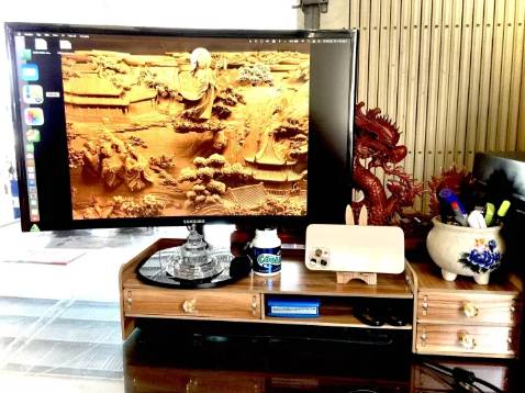 Kệ để máy tính nasi store đẹp lắm mọi người nha. Hướng dẫn cụ thể, nhìn lắp chặp là xong. Kệ đẹp, chắc chắn, rất OK