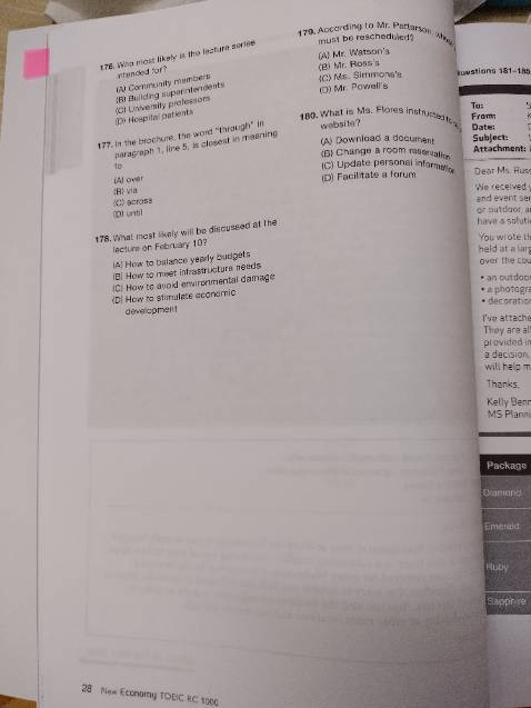 Phần canh giấy từ câu 176 đến 200 in mỗi trang 1 bên, khi đọc và làm rất khó khăn, phải lật qua lật lại để đọc đoạn văn và đọc câu hỏi, nên in cùng bên để dễ dàng đọc và làm hơn.