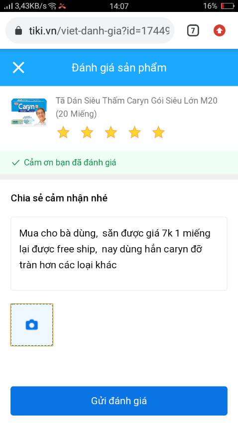 Ảnh đánh giá