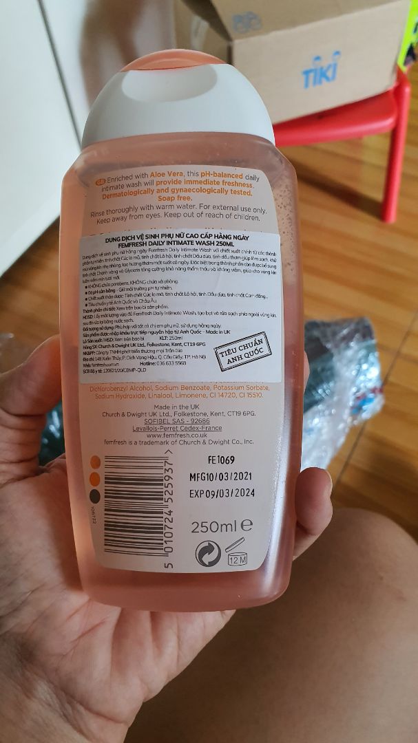 Sản phấm đẹp, đóng gói chắc chắn, giao hàng cực nhanh. Date xa đến tận 2024, mùi thơm dễ chịu.