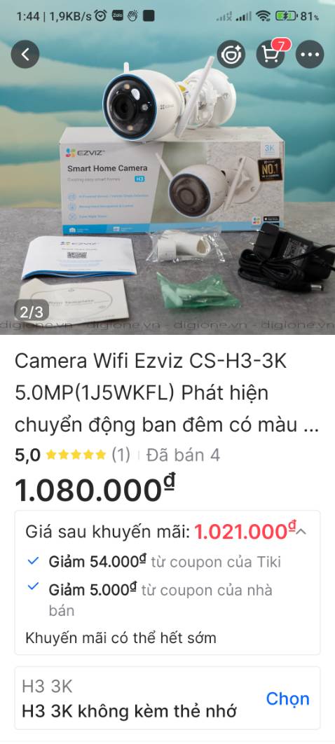 1 tuyệt vời và rất hài lòng về sản phẩm