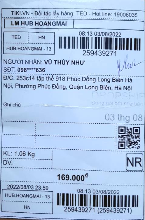 Mua hàng đặt quyển giao với có 2 quyển khiếu nại 2 tuần chưa phản hồi,o sao bán hàng không có trách nhiệm