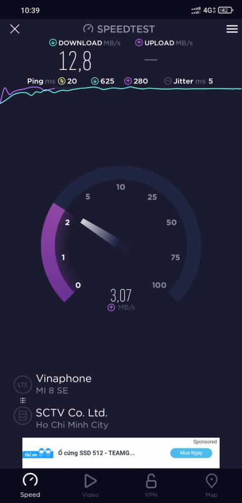 - Sim thì OK, trong hình là đo ở TP HCM.
- Shop không kích hoạt sim trước mà đợi nhắn tin chửi rồi mới kêu đưa mã để kích hoạt.