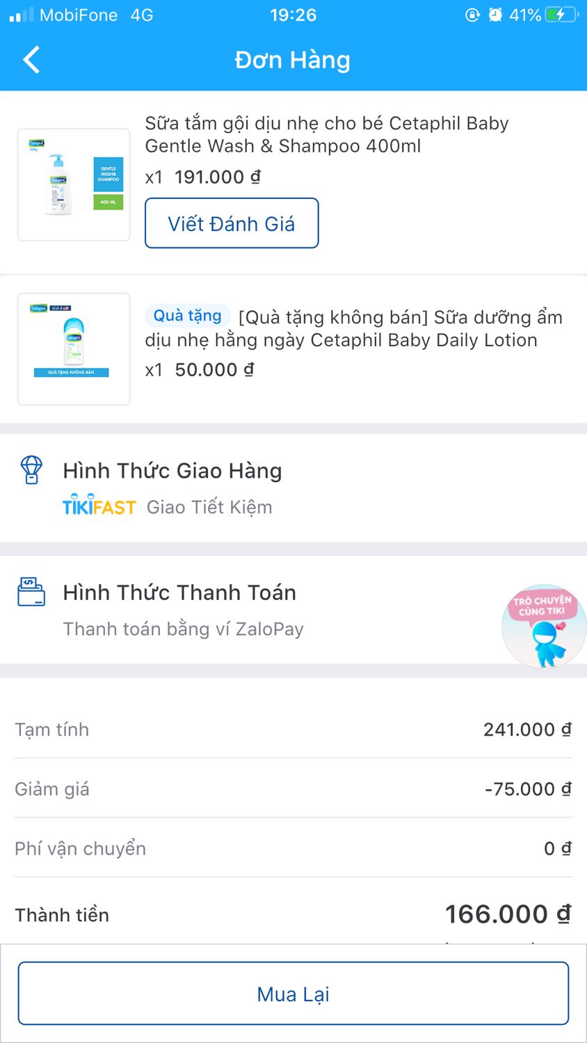 Shop đóng gói cẩn thận. Giao hàng nhanh
Mua của mall nên rất yên tâm. Dùng cho bé loại này từ nhỏ xíu giờ vẫn tin dùng. Date xa
Giá rẻ còn được tặng thêm quà nhỏ xinh. Quá thích