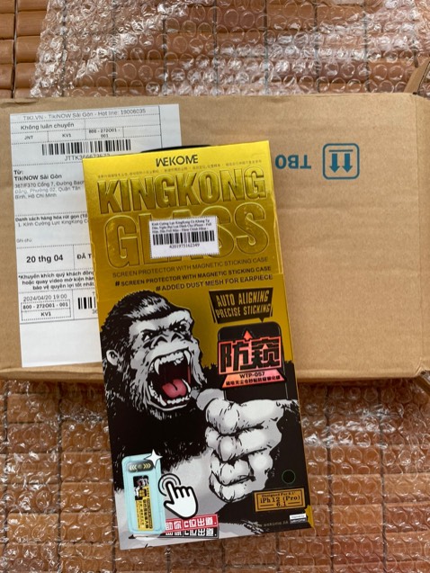 Hàng gửi đóng gói cẩn thận, dễ sử dụng đúng như hướng dẫn. Dán xong rất ưng ý với sản phẩm này, còn về độ bền sau khi sử dụng một thời gian mới đánh giá tiếp Hàng gửi đóng gói cẩn thận, dễ sử dụng đúng như hướng dẫn. Dán xong rất ưng ý với sản phẩm này, còn về độ bền sau khi sử dụng một thời gian mới đánh giá tiếp