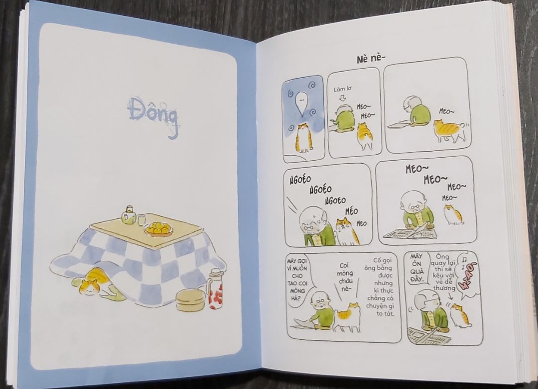 Bộ truyện tranh dễ thương kể về ông lão Daikichi  sống cùng chú mèo Tama sau khi vợ ông lão qua đời. Một người một mèo ngày ngày quấn quýt, bầu bạn bên nhau. Bộ sách chính là tập hợp những mẩu truyện về cs êm ả, bình lặng, trải qua bốn mùa của hai ông cháu.
Dịch vụ Tiki tiện lợi và thân thiện.