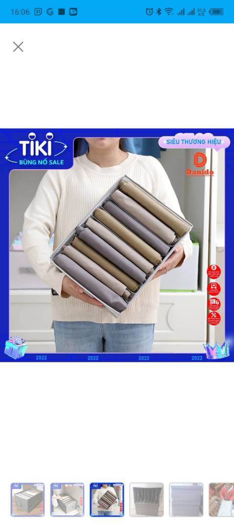 Giá thành rẻ, giao hàng nhanh chóng phù hợp đựng những quần áo mỏng