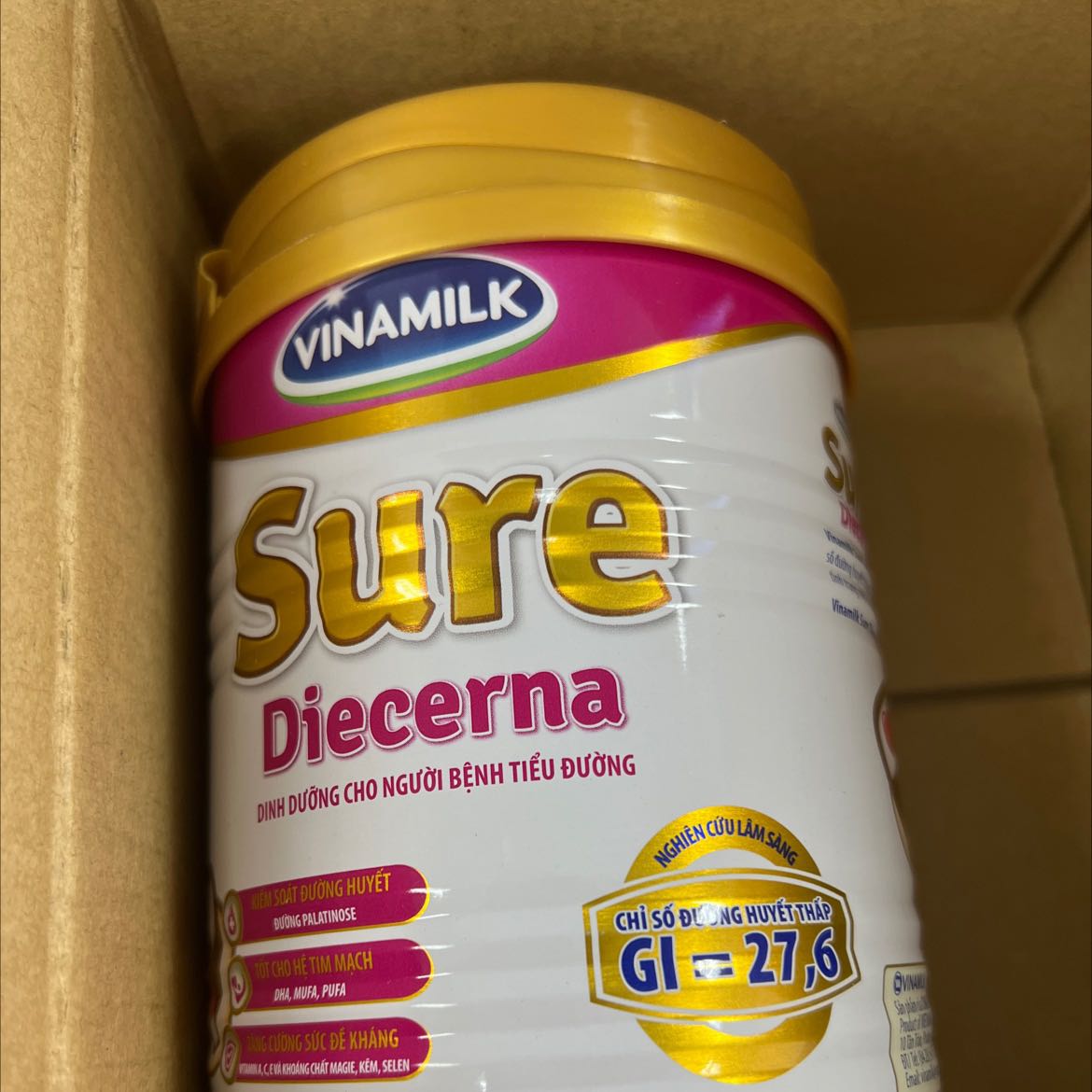 Đóng gói ổn. Giao hàng nhanh. Mình mua cho mẹ dùng thử nên mua size nhỏ này trước. Nếu hợp sẽ mua hẳn *** 900g.