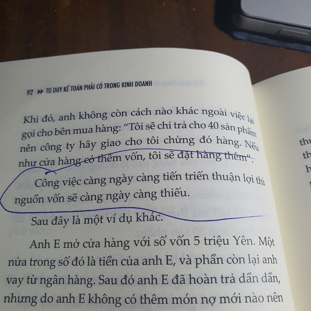 cuốn sách quá hay trong kinh doanh 
các bạn mới kinh doanh cần đọc để k phải sớm phá sản nha
có 1 câu rất hay. 
càng phát triển nhanh càng cần nhiều vốn
k quản lý tốt thì càng nhanh phá sản