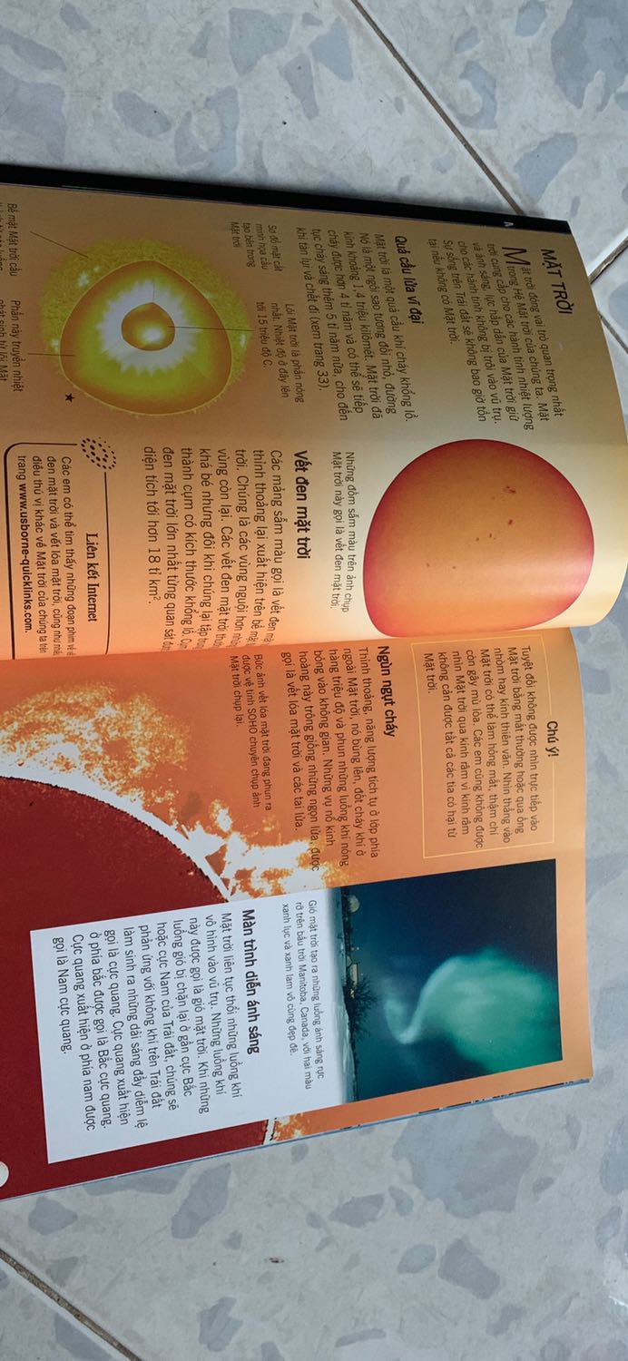 Nội dung khá hay, có link tham khảo nhanh của usborn, bé nhà mình rất thích. Trang sách cứng cáp, màu sắc đẹp