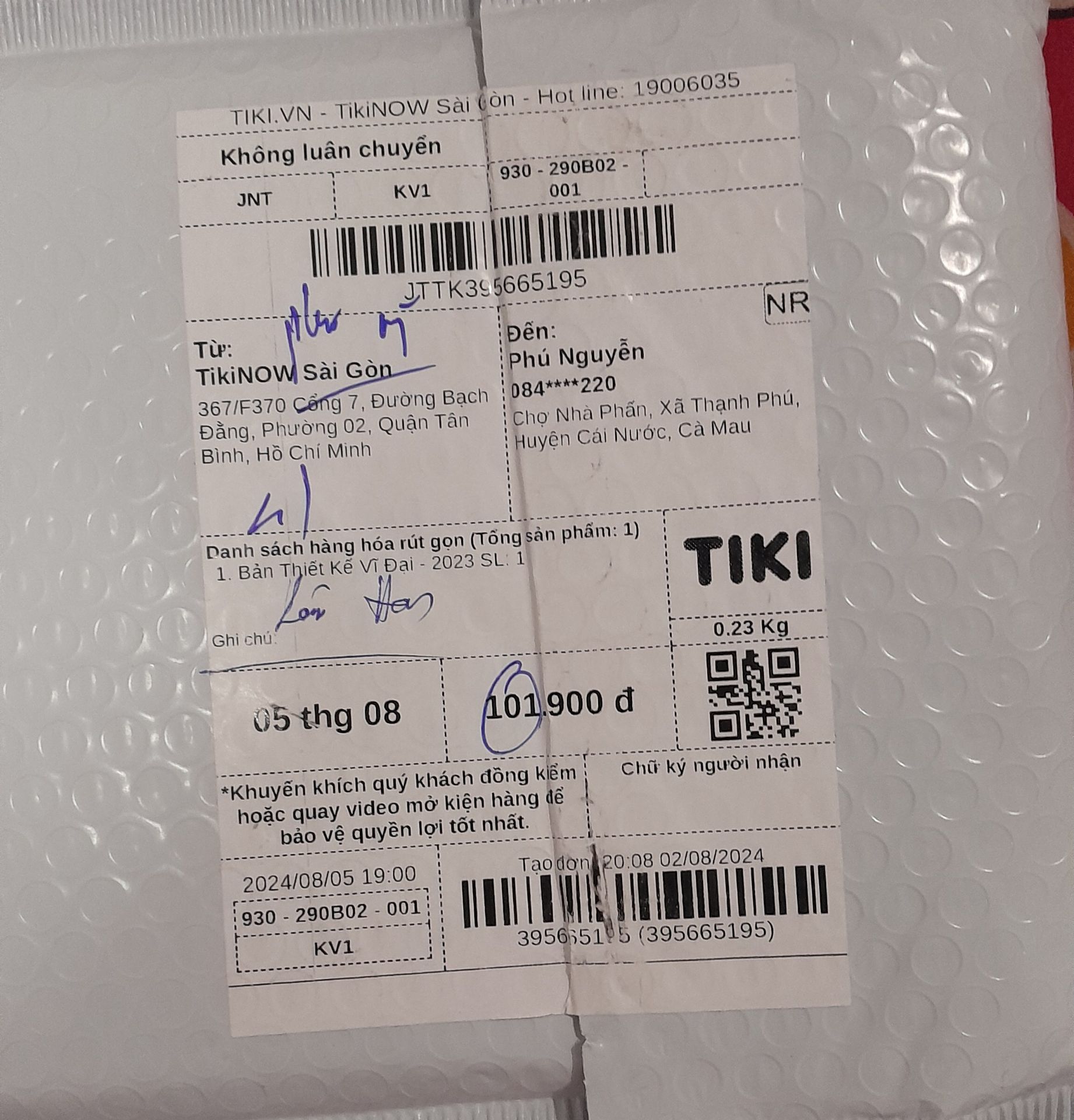 Sản phẩm được đóng gói rất tốt, giao hàng nhanh.