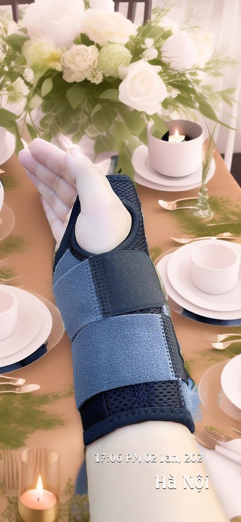 Sản phẩm tốt hơn cả mong đợi. 
Sau mấy ngày chờ đợi, vì đặt hàng đúng dịp nghỉ tết dương lịch 2024 nên hôm nay mình mới nhận được đai nẹp cố định khớp cổ tay.,
Cảm giác khi sử dụng là thoáng khí,nhẹ, nhưng sản phẩm phát huy rất tốt chức năng cố định cổ tay nhờ có 2 thanh nẹp
Shop gói hàng rất cẩn thận, ship thì rất nhiệt tình, chu đáo.
Quay lại ủng hộ shop nên bây giờ đặt mua thêm 1 Đai Nẹp cố định khớp cổ tay bên phải luôn để dùng thay đổi nhé Shop 👍
Tặng shop ⭐️⭐️⭐️⭐️⭐️