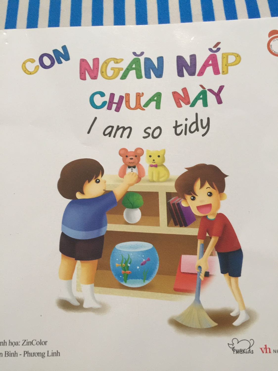 Tạm ổn ,chứ nội dung cũng không thu hút mấy ,nhưng cũng có thể lấy tiêu đề Con ngăn nấp chưa nè để giáo dục nói với trẻ cũng tốt