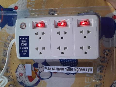 Ổ cắm đẹp dày dặn. Cắm nhẹ nhàng dễ cắm. Công xuất cao sài tiện lợi ko bị cháy ổ. Giá thành rẻ hơn nhiều nơi khác. Cảm ơn shop, cảm ơn tiki 🥰