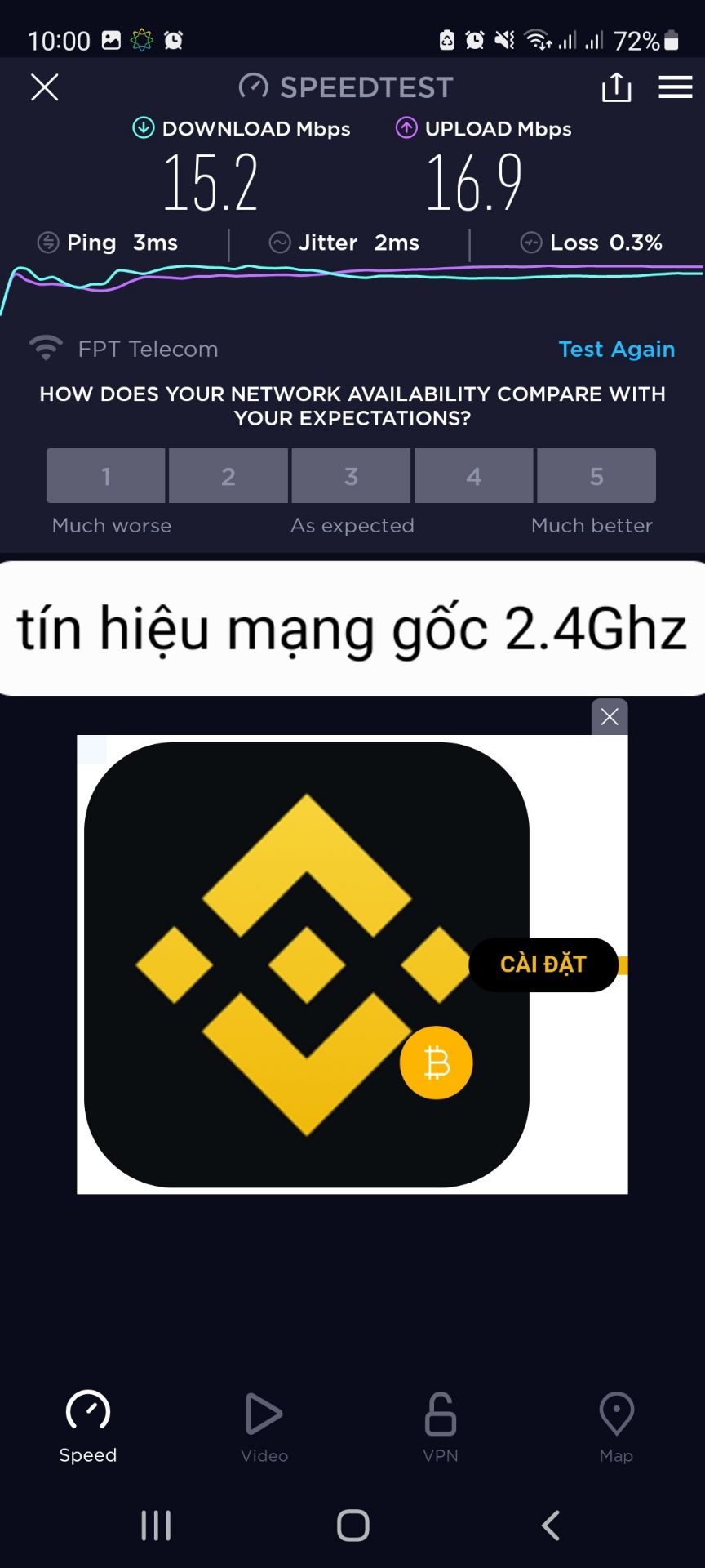 Mỗi giao hàng nhanh trong vòng 24h. Tuy nhiên, chất lượng Không như mô tả, khi dùng mở rộng sóng mà tốc độ ghi nhận 2.4Ghz thì tương đương khi chưa dùng TP link AC50, và 5Ghz thì thấp hơn 50% so với Router chủ. Đề nghị Tiki cho trả lại hoàn tiền vì không dùng được như mô tả.