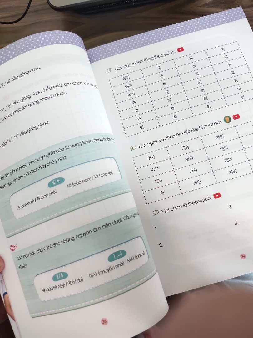 Hình ảnh, màu sắc hài hoà, dễ thương, từng phần được trình bày rõ ràng, văn phong của tác giả khá gần gũi với người học. Hình ảnh, màu sắc hài hoà, dễ thương, từng phần được trình bày rõ ràng, văn phong của tác giả khá gần gũi với người học.