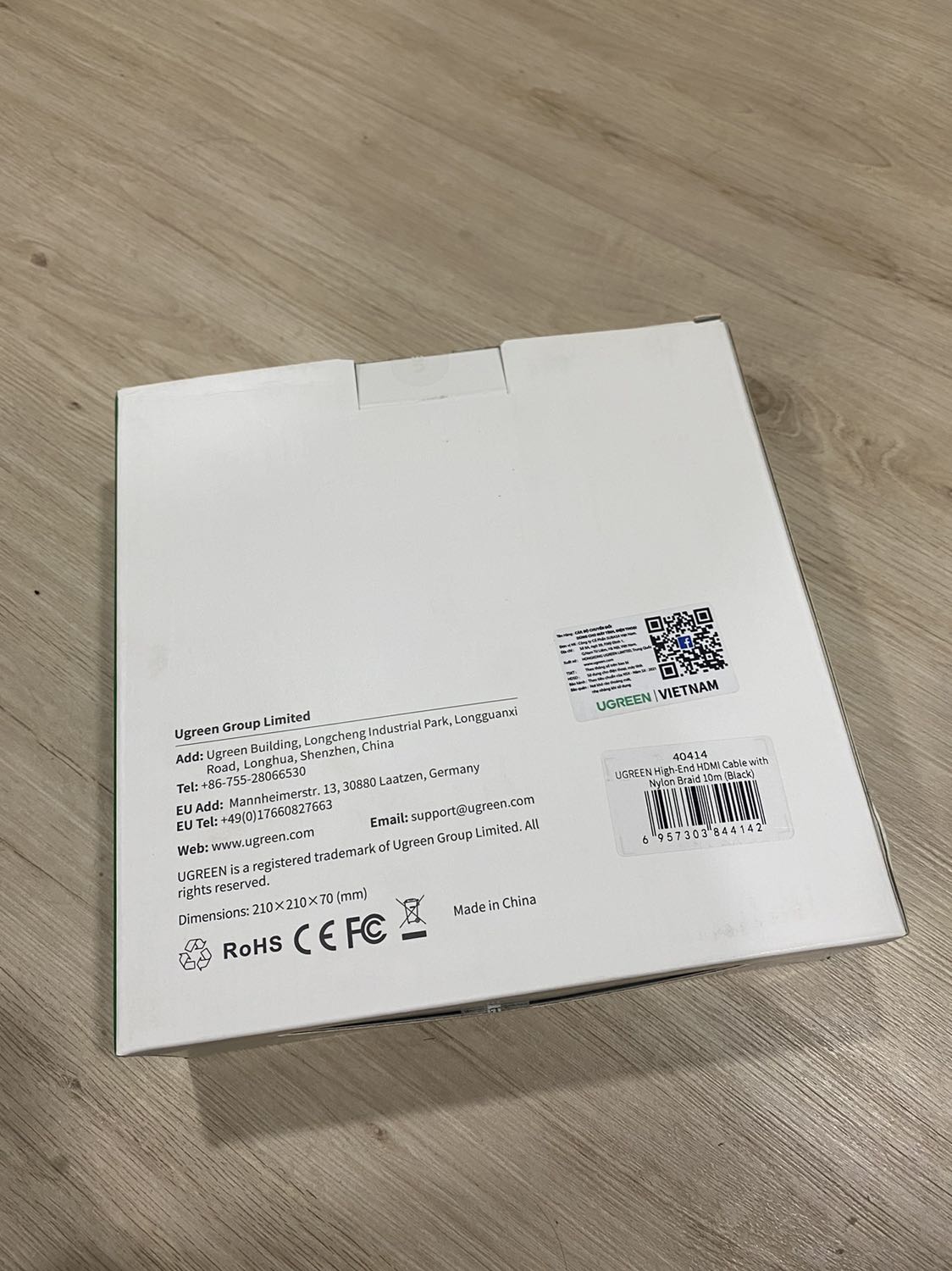 Hàng chính hãng, đóng gói kỹ càng. Dây gia công ổn, bọc dày chắc chắn, cắm phát lên ngay