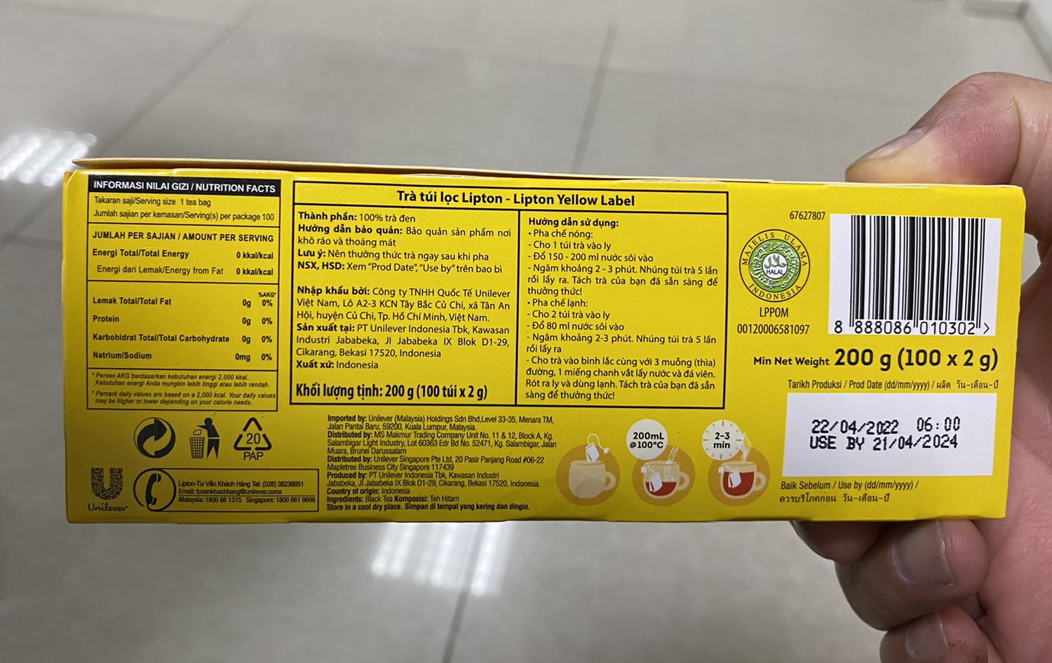 Hàng chính hãng, thơm ngon, HSD còn dài. Giao hàng nhanh, đóng gói cẩn thận.