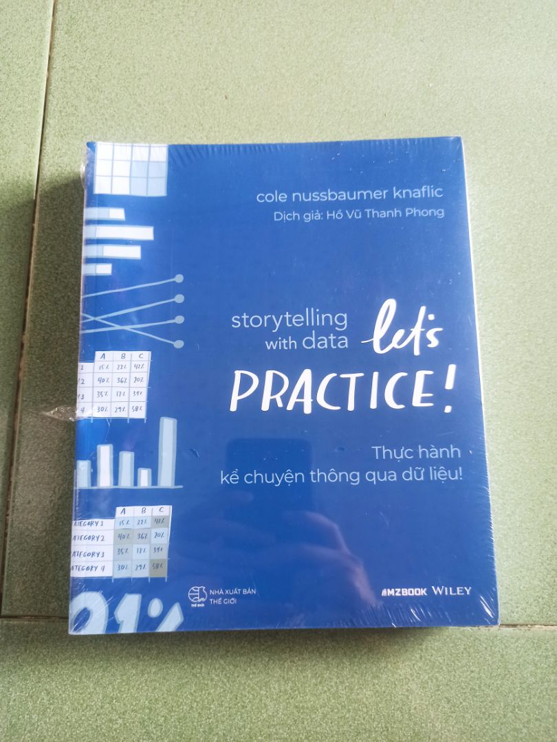 Là người tìm hiểu về data và data visualization, đây là cuốn sách không thể bỏ qua. Đây là cẩm nang dành cho các bạn sinh viên, những ai đang tìm hiểu về trực quan hoá dữ liệu, diễn giải dữ liệu. Giấy in đẹp, đừng vì thấy đắt mà rén nha mọi ngừi. Đáng tiền lắm á ❤️