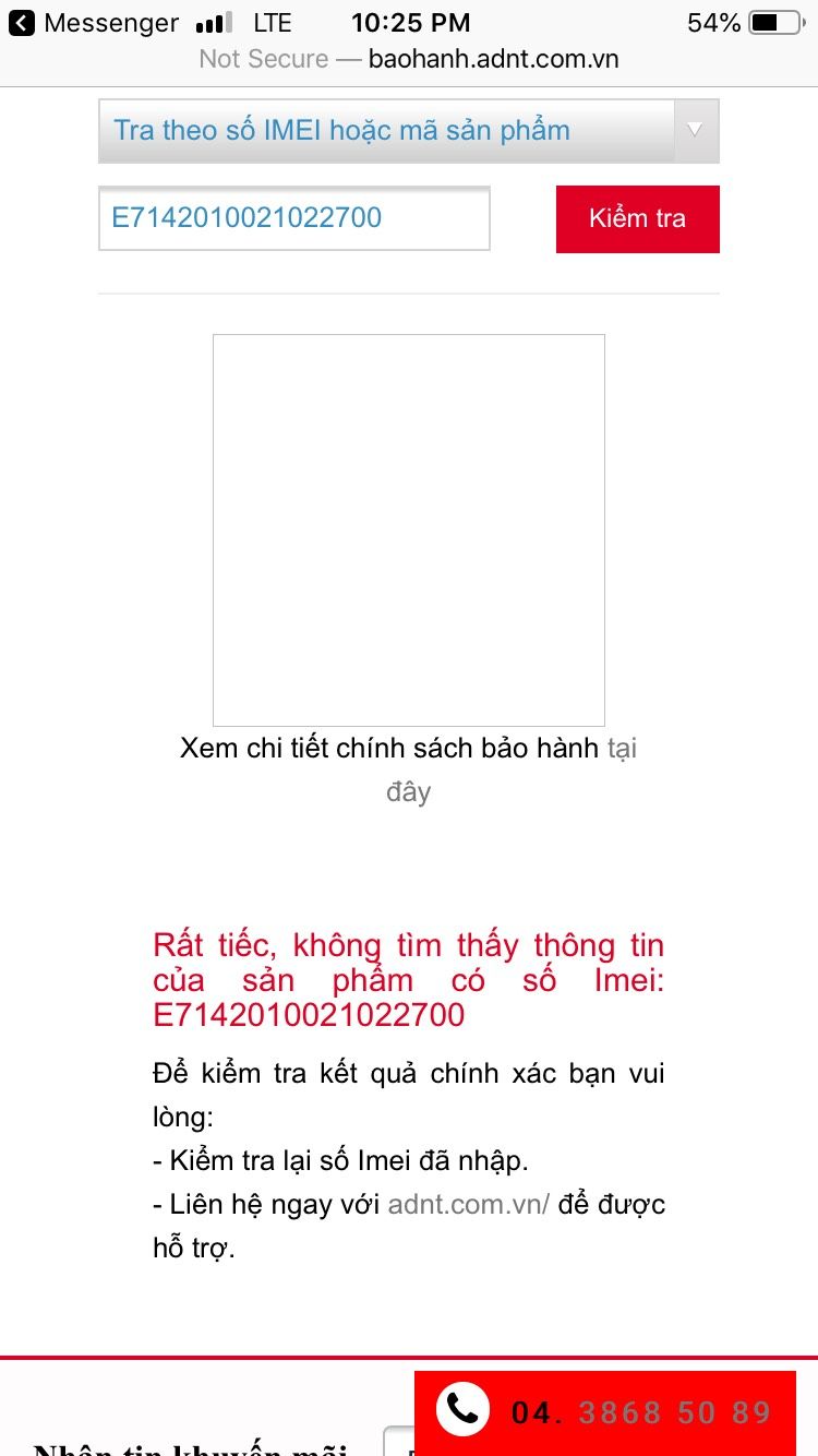 Đây là trải nghiệm sau 1 ngày dùng cục phát wifi Tenda mua tại Tiki
1. KẾT NỐI
- Setup dễ dàng, ok, đèn xanh lấp lánh
- Dùng iphone 6 kết nối thành công. Nhưng nếu sau 30 phút mở máy thì sẽ kết nối lại nhưng cực lâu. Phải đến 2 phút mới kết nối lại đc
- Dùng Samsung galaxy S8 plus kết nối thì 5 lần may ra vào đc 1 lần. 4 lần còn lại báo “Ko nhận đc địa chỉ IP” (xem ảnh)
2. TỐC ĐỘ
Test tốc độ tại cùng 1 thời điểm (Download). Mời cả nhà xem ảnh. 
- 3G/LTE :                          5,1 - 6,8 MB/s
- Wifi gốc lần 1 :              4,6 - 5,1 MB/s
- Qua cục phát lần 1 :     2,9 - 3,1 MB/s
- Wifi gốc lần 2 :              4,7 - 6,2 MB/s
- Qua cục phát lần 2 :    1,9 - 2,3 MB/s
Vậy là tốc độ giảm đi từ 2-3 lần
3. NGUỒN GỐC/BẢO HÀNH
Vào trang chủ Tenda chat với CSKH hỏi chỗ check bảo hành. Tenda cho 1 đg link để nhập imei/serial vào check. Sau khi nhập Serial thì báo ko tìm thấy thiết bị (ảnh).
CẢM ƠN TENDA & TIKI ĐÃ GIÚP TÔI CÓ 1 TRẢI NGHIỆM QUÁ TỆ HẠI NÀY Đây là trải nghiệm sau 1 ngày dùng cục phát wifi Tenda mua tại Tiki
1. KẾT NỐI
- Setup dễ dàng, ok, đèn xanh lấp lánh
- Dùng iphone 6 kết nối thành công. Nhưng nếu sau 30 phút mở máy thì sẽ kết nối lại nhưng cực lâu. Phải đến 2 phút mới kết nối lại đc
- Dùng Samsung galaxy S8 plus kết nối thì 5 lần may ra vào đc 1 lần. 4 lần còn lại báo “Ko nhận đc địa chỉ IP” (xem ảnh)
2. TỐC ĐỘ
Test tốc độ tại cùng 1 thời điểm (Download). Mời cả nhà xem ảnh. 
- 3G/LTE :                          5,1 - 6,8 MB/s
- Wifi gốc lần 1 :              4,6 - 5,1 MB/s
- Qua cục phát lần 1 :     2,9 - 3,1 MB/s
- Wifi gốc lần 2 :              4,7 - 6,2 MB/s
- Qua cục phát lần 2 :    1,9 - 2,3 MB/s
Vậy là tốc độ giảm đi từ 2-3 lần
3. NGUỒN GỐC/BẢO HÀNH
Vào trang chủ Tenda chat với CSKH hỏi chỗ check bảo hành. Tenda cho 1 đg link để nhập imei/serial vào check. Sau khi nhập Serial thì báo ko tìm thấy thiết bị (ảnh).
CẢM ƠN TENDA & TIKI ĐÃ GIÚP TÔI CÓ 1 TRẢI NGHIỆM QUÁ TỆ HẠI NÀY