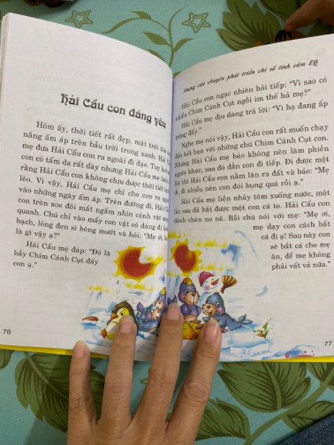 Sau mỗi câu chuyện có bài học ý nghĩa cho bé in ấn ro nét