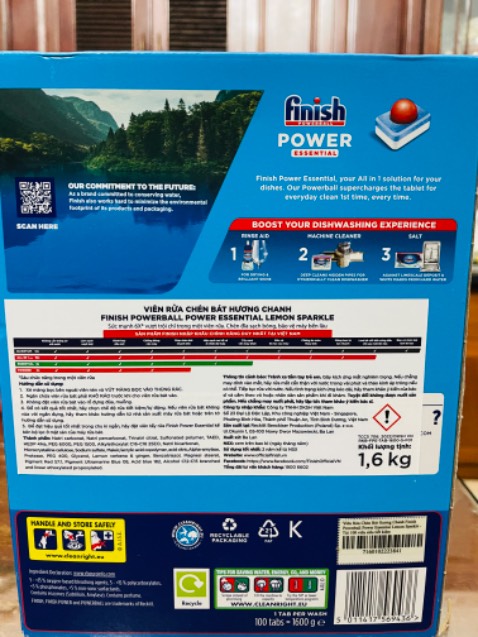 Bao bì sắc nét, có tem phụ đầy đủ, mình đã sử dụng nhiều lần nên chất lượng tốt. Tặng các bác mua sau bảng chức năng của các dòng sản phẩm.