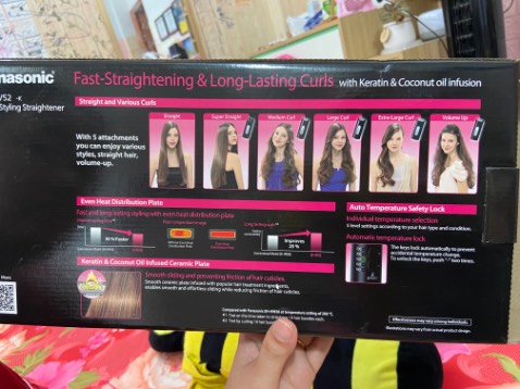 Máy làm nóng nhanh, thơm dầu dừa, vuốt mượt, đóng gói chất lượng, rất hài lòng