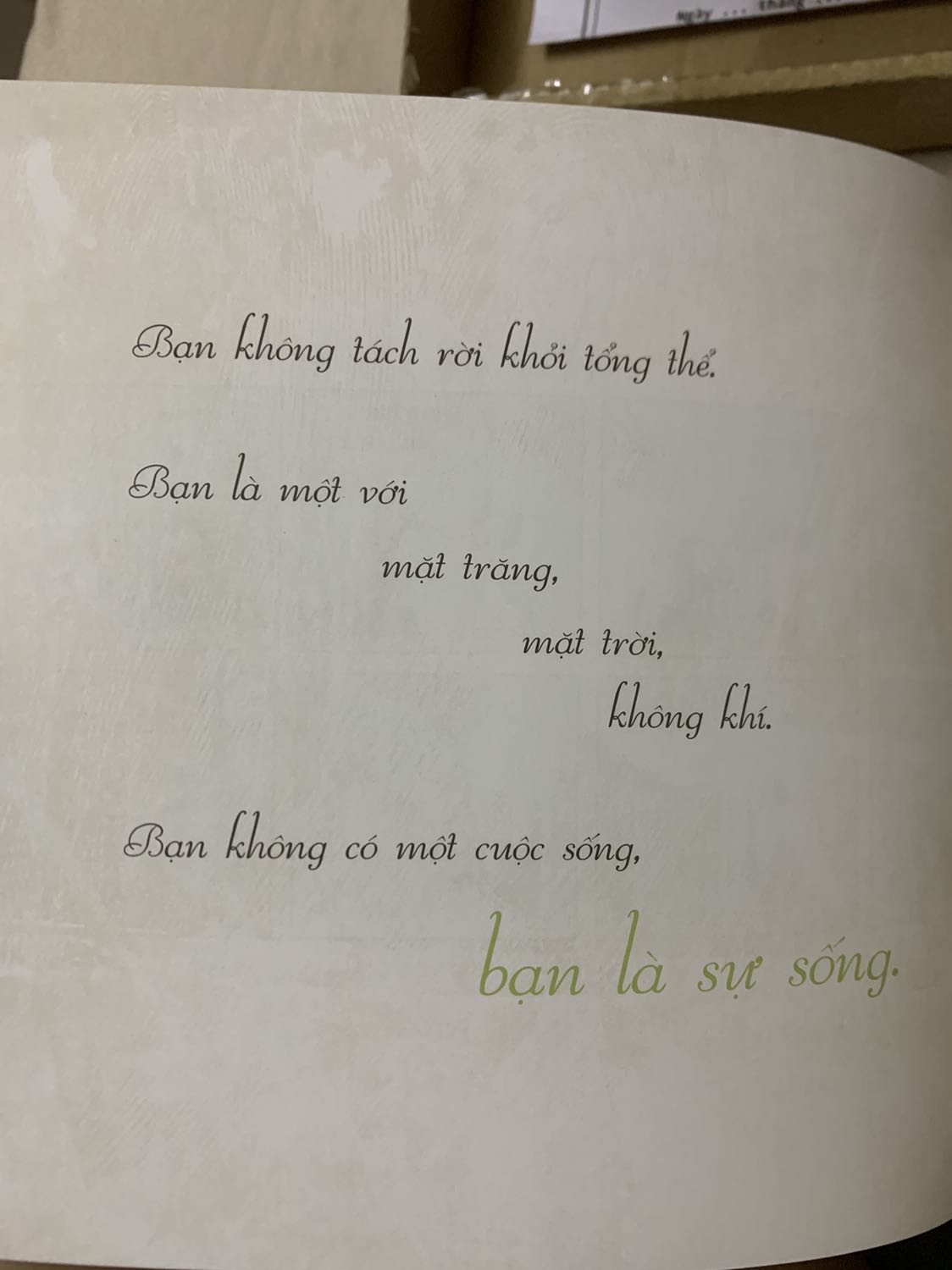 Sách dễ thương ghê, lần đầu thấy chiếc bookmark bằng lá khô xinh xẻo thực sự. Đang cần tìm hiểu về chữa lành thì đột nhiên biết về Thiện Trí Thức và m đi search thử xem có gì hay ko, cuốn sách này đến như kiểu vũ trụ tặng mình vậy ❤️