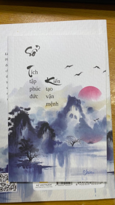 Được tặng sổ tay tích tập phúc đức 😂.
