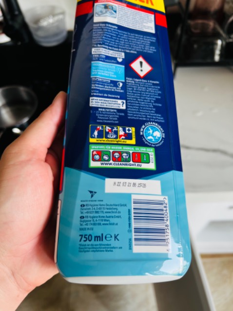 Hàng finish nên ổn. Chai nước đánh bóng 750ml chứ không phải 800ml nhé.