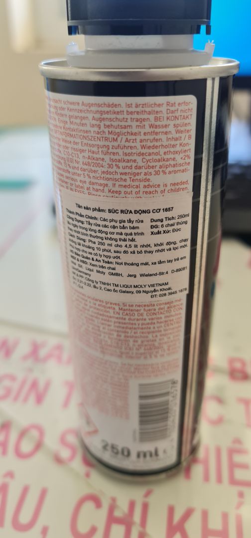 Tôi mua chai vệ sinh sên shop lại giao chai súc rửa động cơ.
Tôi cần được hỗ trợ