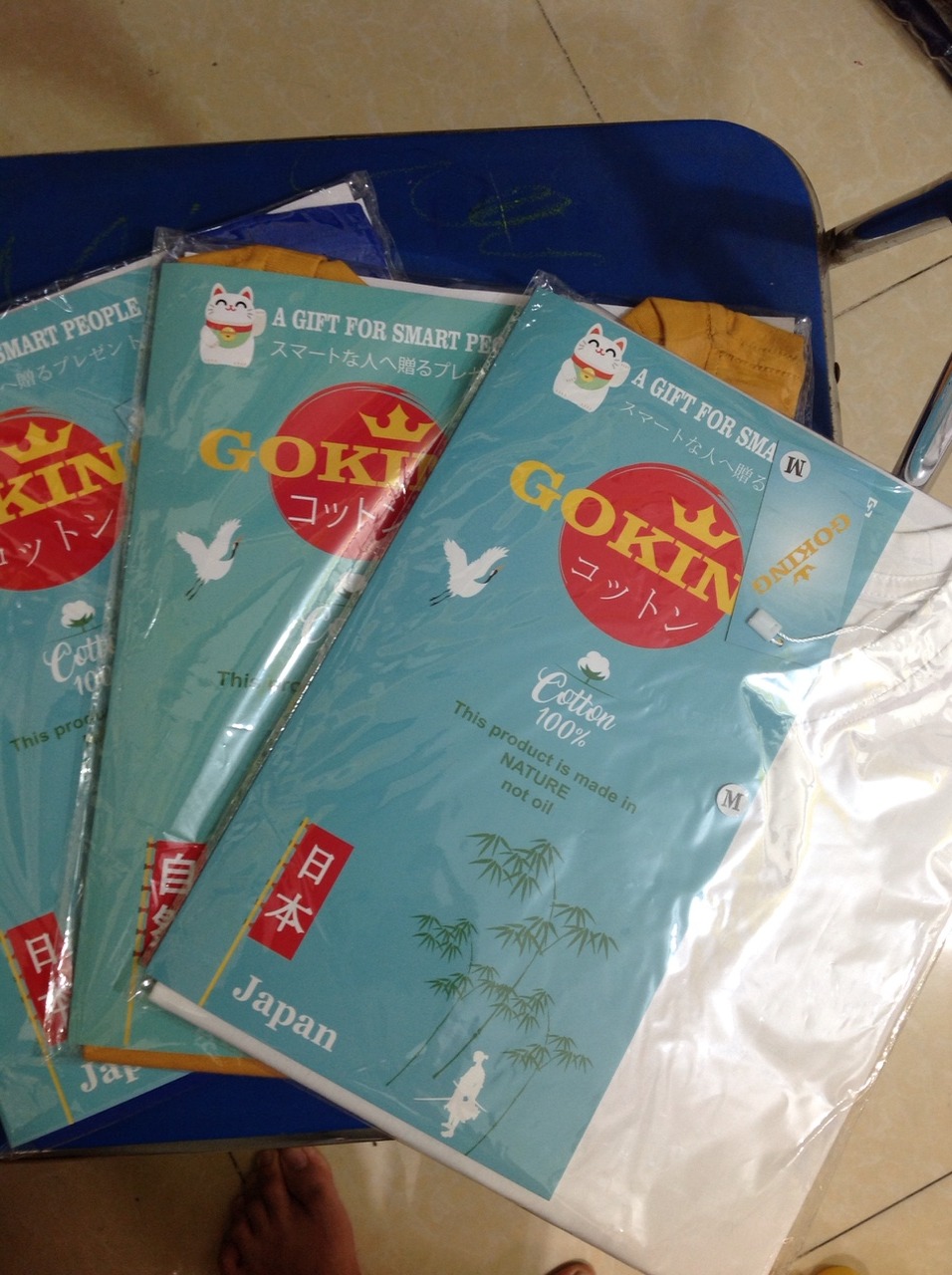 Cả nhà mình đều mặc Goking. Áo mặc rất mát chứ ko như đa số thương hiệu VN khác mặc rất nóng.