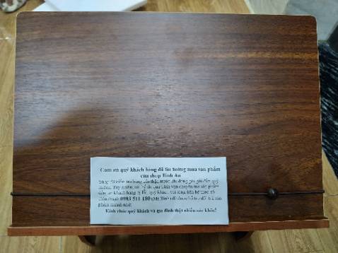 Hàng nhỏ gọn rất đẹp. Shop bọc gói rất kỹ và cẩn thận. Shop còn để 1 tờ giấy để lại *** liên hệ trong trường hợp hàng lỗi phải đổi trả. Sản phẩm tốt, chủ shop nhiệt tình cẩn thận.