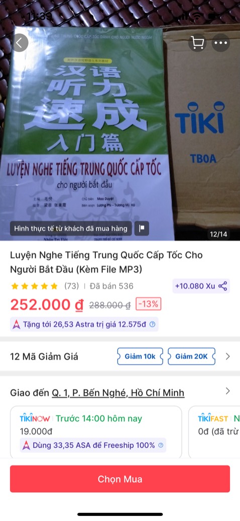 Sách khá là hay nhưng em bị mất bản mp3 để luyện nghe. Mong anh/ chị shop có thể gửi lại bản mp3 để luyện ạ.