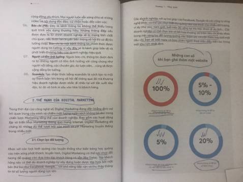 Sách hay, cực kỳ sát mảng marketing online tại VN, cũng cấp những kiến thức nền tảng rất quan trọng, mặc dù ko nói chuyên môn quá. Đáng để đọc cho những người muốn bắt đầu marketing online mà ko biết làm từ đâu. Not recommend cho những người đã có kinh nghiệm hoặc kiến thức nền về mkt online