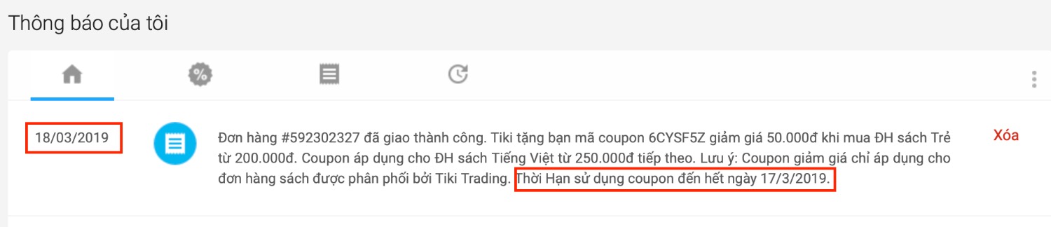 Mặc dù ko cần xài tới coupon này nhưng mà cũng cảm ơn vì tiki đã tặng.
Nhưng mà lần sau có gì nhờ gửi giúp mình sớm hơn hạn sử dụng của coupon nhé =]]]