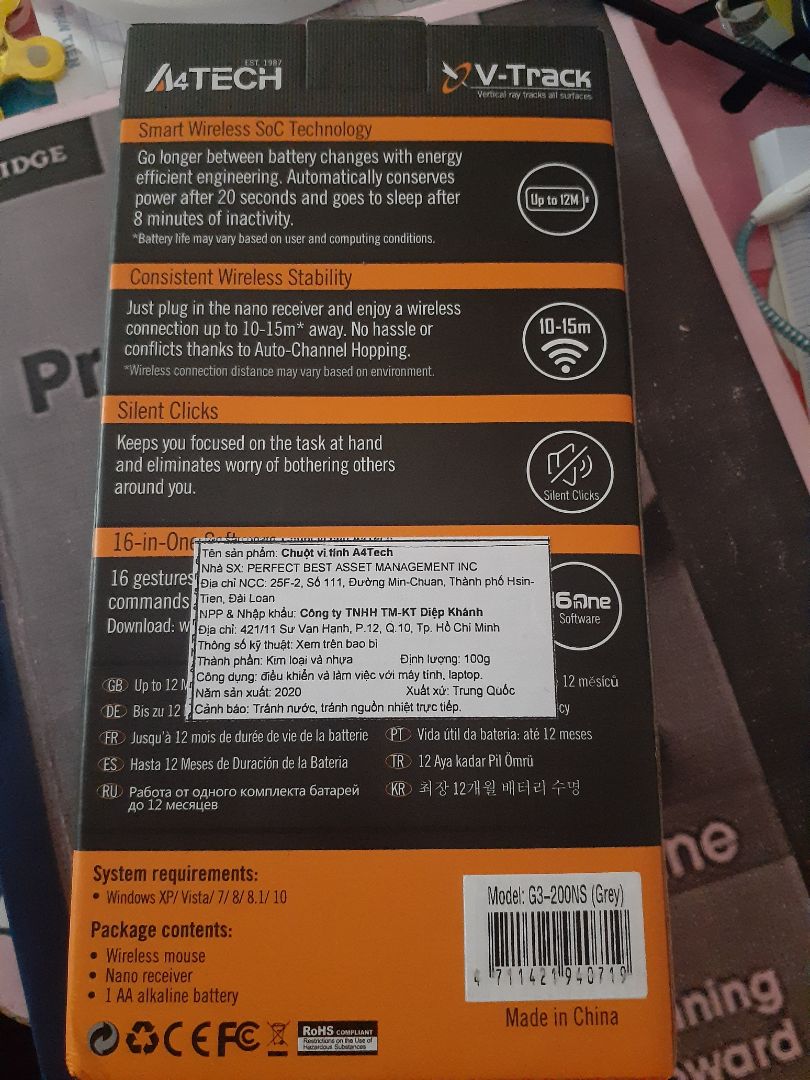 Giao hàng nhanh, dùng 2 ngày thấy khá ổn, chưa biết dùng bền không, hơi ít nhạy với địa hình giấy, nhạy hơn với địa hình màu tối, mặt bàn, kiểu dáng khá đẹp, cầm vừa tay, màu đẹp