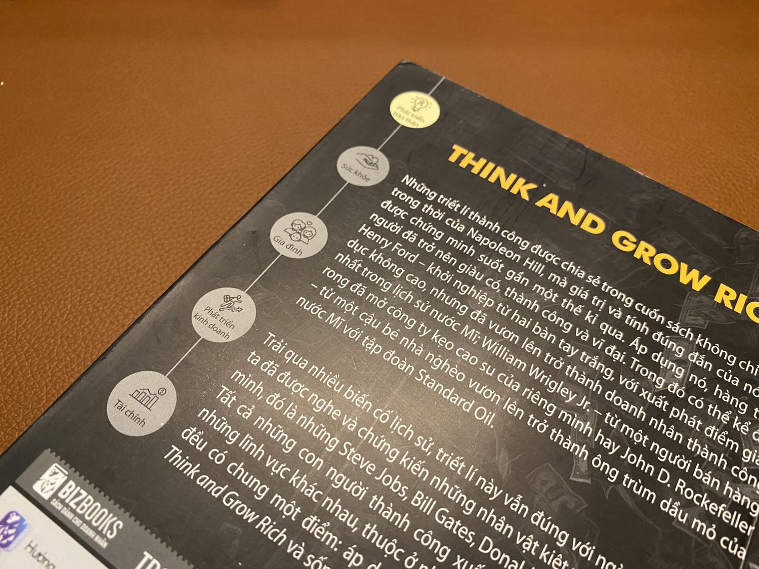 Sách được đóng gói từ tiki và còn mới nguyên ít bị cong vênh mép do tiki đóng sách vào hộp khá rộng.
Nội dung sách được dịch giả viết dễ hiểu và lồng vào những ví dụ thực tế ngoài cuộc sống vào từng chương của sách. Mình cũng đọc qua cuốn 13 nguyên tắc của Napoleon Hill nhưng quyển này viết thêm 3 nguyên tắc và phù hợp với thế kỷ hiện nay.
Quyển này sẽ dành cho những ai đã và chưa đọc "Think and Grow Rich" - Napoleon Hill phiên bản cũ.
Quyển sách này xứng đáng có trong mỗi tủ sách của mỗi người !