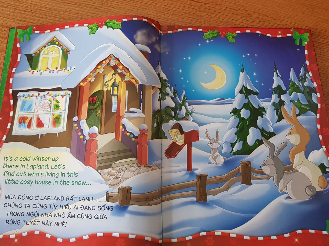 Bìa cứng, hình ảnh đẹp, bé nhà mình thích