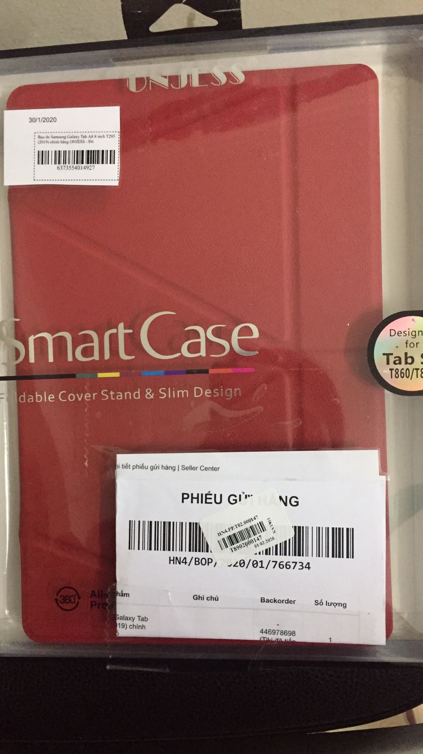 Tôi đặt mua bao da cho máy samsung galaxy tab Ầvlaij gửi về Tab S6, tiki dạo này làm kém quá, mấy đơn hàng khác tôi đặt thành công rồi xin lại xin lỗi vì lỗi lưu kho nên ko có hàng. Chán!