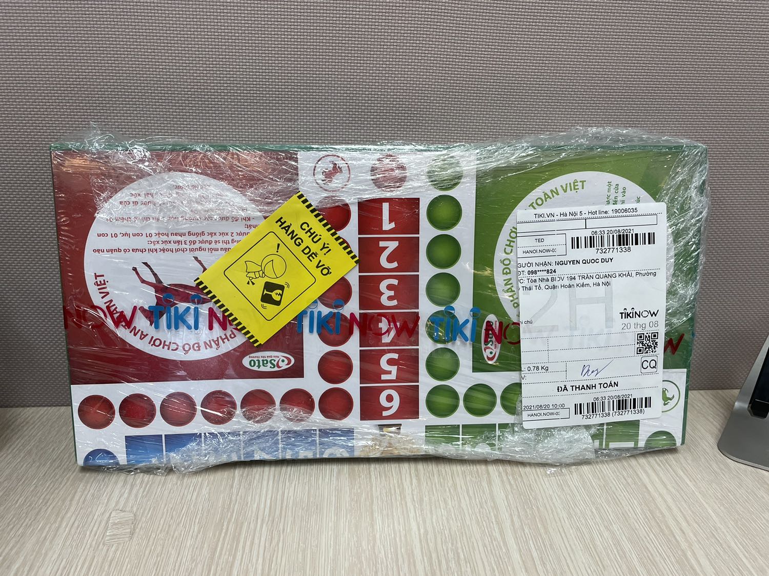 Hàng giao nhanh, đóng gói cẩn thận, dùng tốt. Sản phẩm đáng mua