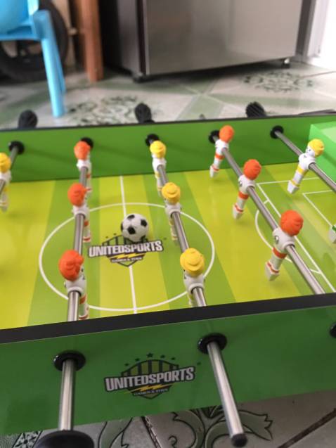 Giao hàng hơi lâu. Cảm ơn shop. Bàn bi lắc khá đẹp. Phụ huynh chơi với con rất vui. Dễ lắp ráp.