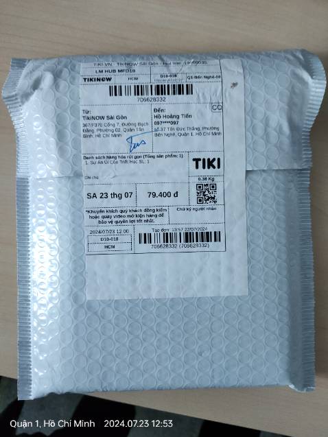 Đã đọc file mềm, nhưng sách mình thấy rất hay nên phải mua thêm bản cứng. Giao hàng nhanh, sách mới