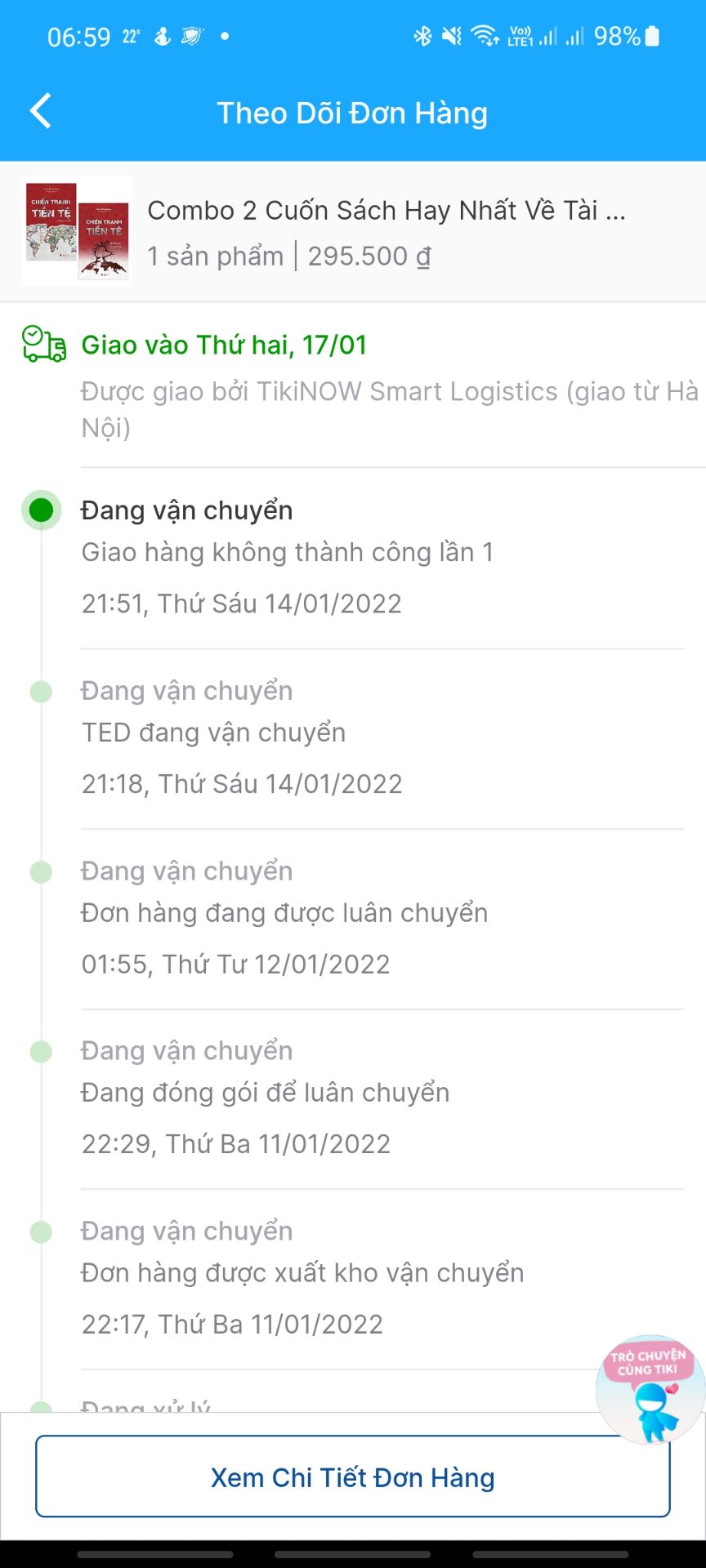 Sách đóng gói ok. giao sớm hơn dự kiến. nhưng không hiểu tiki nghĩ gì khi gọi giao hàng lúc 10h đêm. xong báo giao hàng không thành công. mấy lần trước giao 9h đêm là đã thấy phiền rồi. lần này 10h vẫn gọi điện để giao.