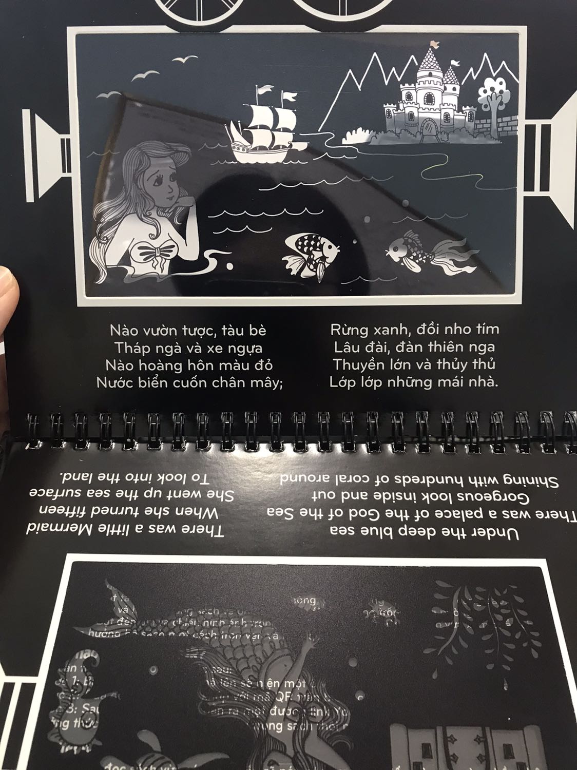 Sản phẩm sách chiếu bóng của Đinh Tị thì mình quá ưng r, chỉ luôn chờ sale để mua thôi =)) , sách có song ngữ anh việt, còn có cả mã QR  là file audio đọc truyện. Quá tuyệt vời. Mong Đinh Tị sẽ ra thêm nhiều đầu truyện hơn nữa cho mảng sách chiếu bóng này