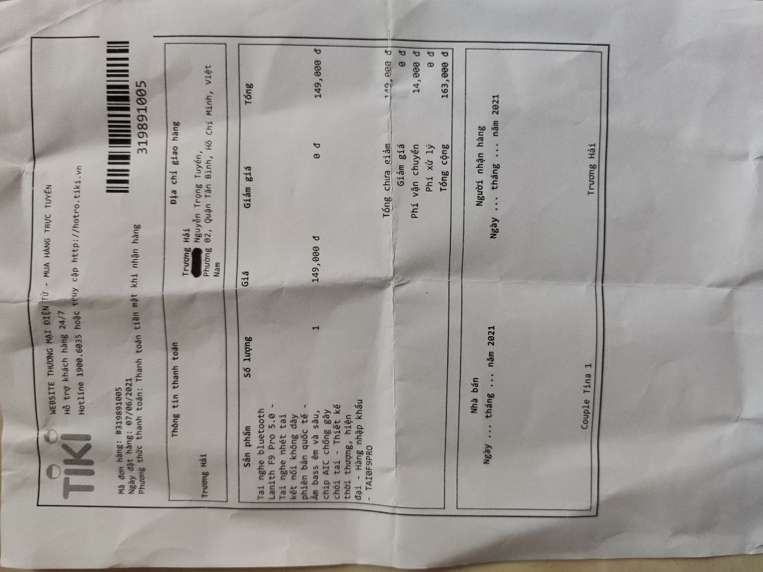 Đặt hàng mua sp tại nghe Bluetooth  Lanith F9 Pro nhưng nhận được sp là F9 không có thương hiệu gì cả. Đề nghị shop đổi lại cho đúng sp đã mô tả, quảng cáo.