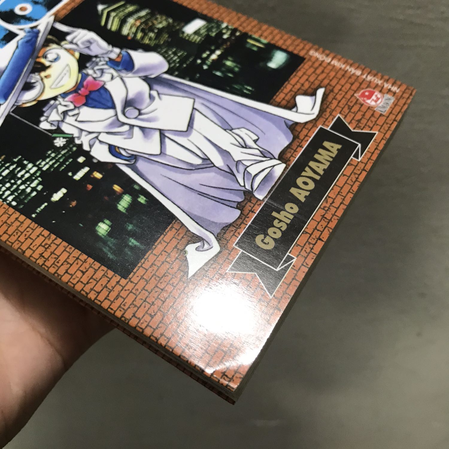 Giao hàng nhanh, truyện mới, ở bìa truyện có vài vết hằn và mép bìa bị móp một xíu nhưng nhìn chung không đáng kể^^