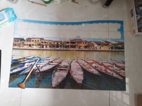 vô cùng hài lòng, đóng gói kĩ và hình in rất đẹp, mảnh ghép dày dặn chắc chắn. trong lúc ghép nhà mik mưa có ướt 1/3 số mảnh ghép nhưng đep phơi khô rồi vẫn xếp được bình thường, thậm chí là ko bong tróc. đây là bộ thứ 2 mua ở Minh Châu rồi chất lượng vẫn tốt nha.