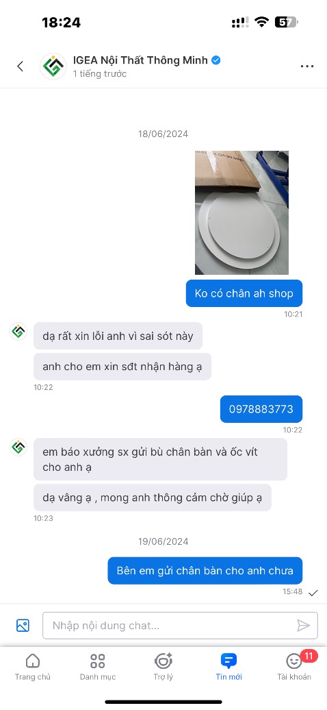 Chỉ giao mặt bàn không có chân,nhắn tin không phản hồi Chỉ giao mặt bàn không có chân,nhắn tin không phản hồi